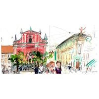 Image 5 of  Slovenia Sketchbook - Sketchbook Zine