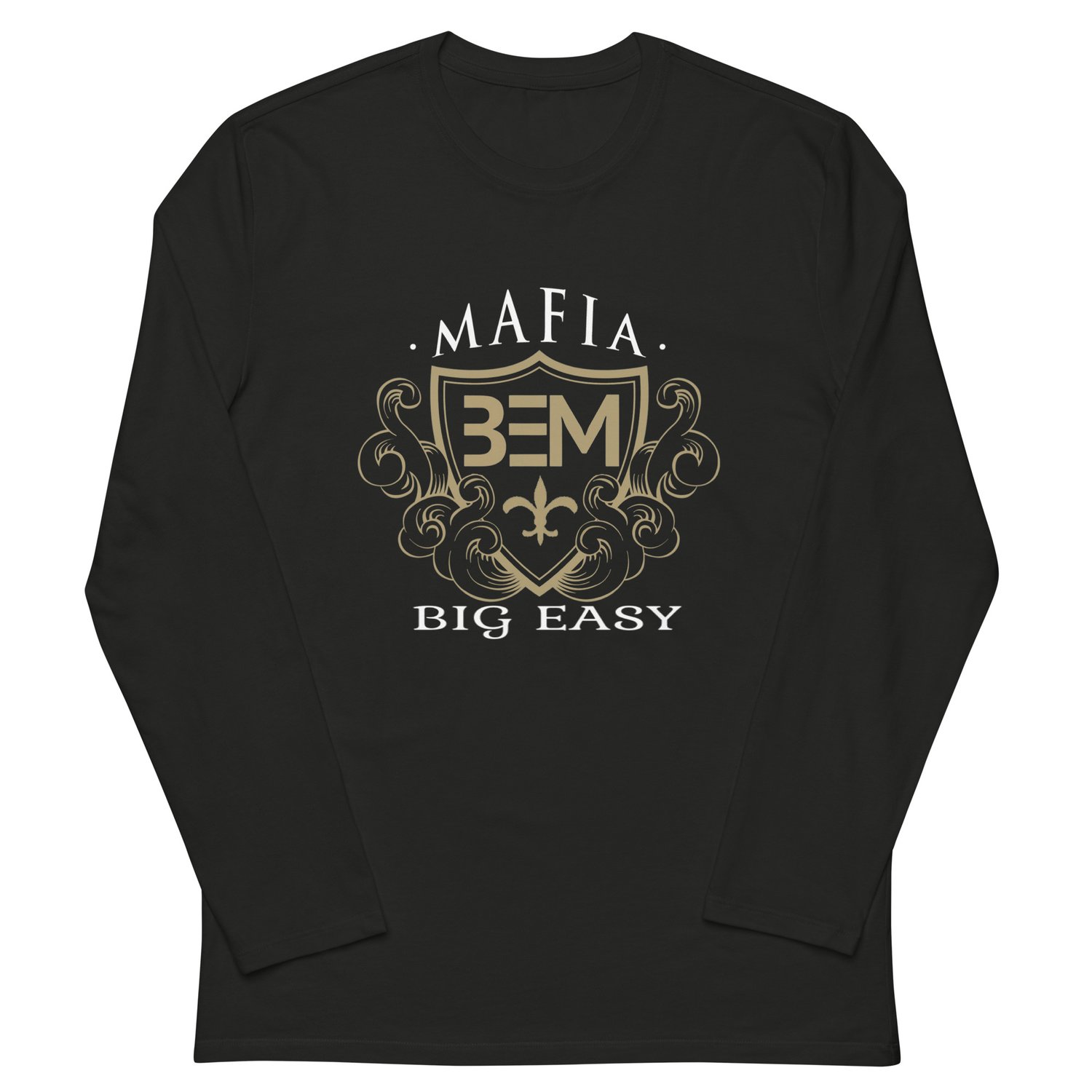 Big Easy Mafia Family Crest Unisex fashion long sleeve shirt Mafia Swag