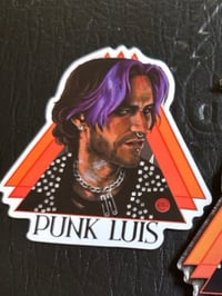 Image 2 of PREORDER “Punk Luis” 3.5” Double Sided Keychain and 3.5” Stickers 