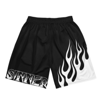 Image 1 of Full Flame mesh shorts