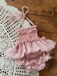 Image 1 of Pink Newborn Romper