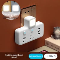 Image 18 of Multi-Functional Office Style USB Plug Adapter Home Use Wireless One To Multiple Plug Board With Lig