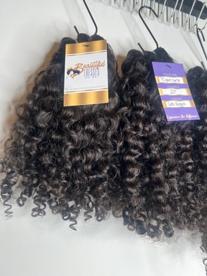 Image of Lux Virgin Tight Curly Bundle Deals