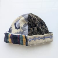 Image 3 of Upcycled Reversible Beanie Cotton Blend 17