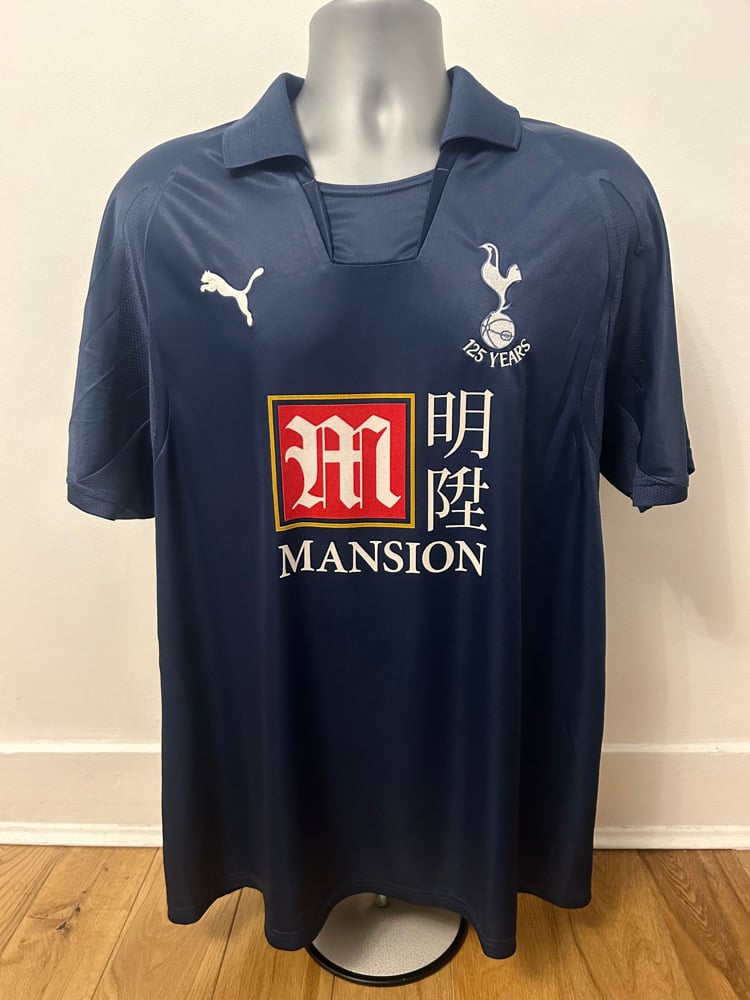 Image of Tottenham Hotspur “BERBATOV 9” 2007/08 Away Shirt + UEFA patch (XL)