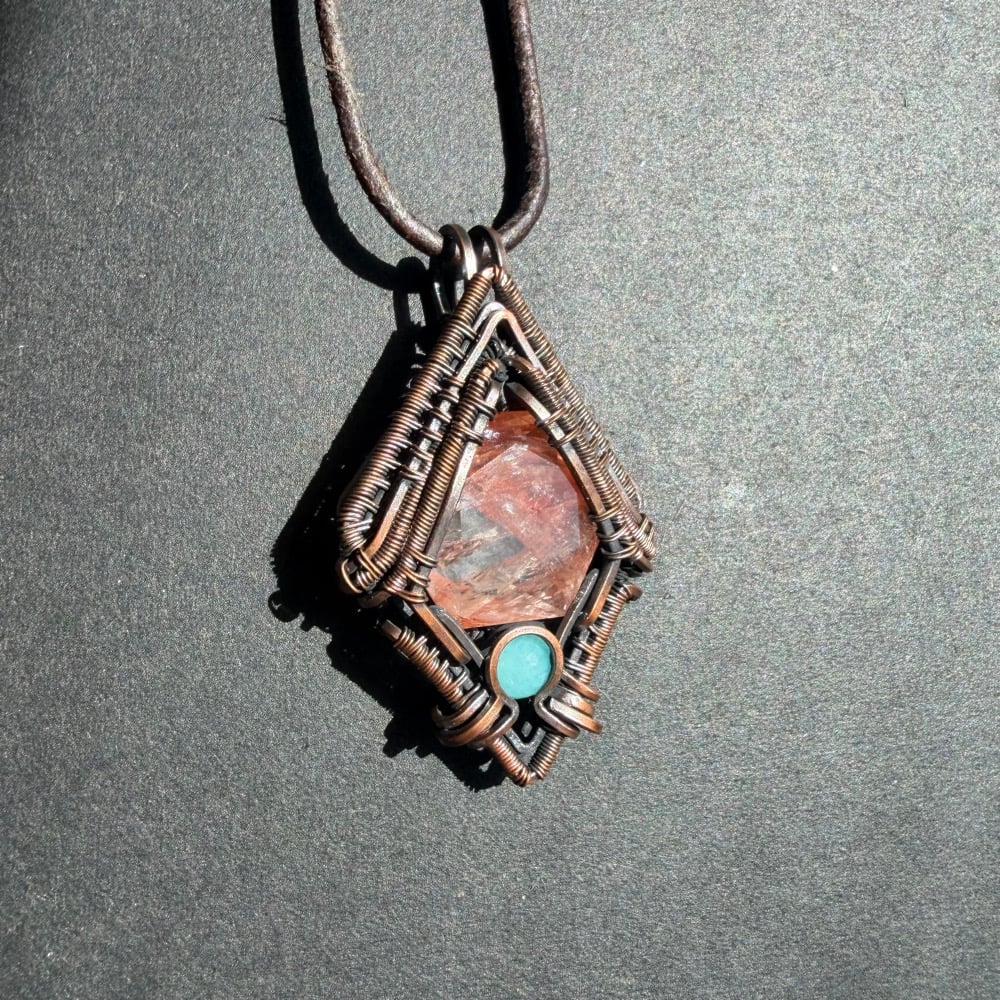 Image of Fire Quartz with Amazonite