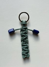 Poly paracord keychain