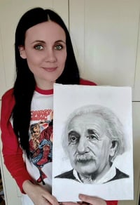 Image 1 of 'Albert Einstein' Original 