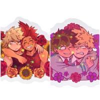 Image 1 of BakuDeku and KiriBaku Star Stickers