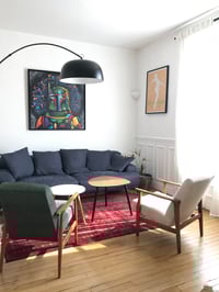 Image 5 of Fauteuil MR velours noir