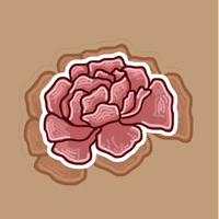 Beaded Carnation Sticker