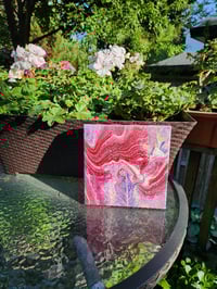 Image 2 of Crimson Vortex 8x8"