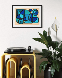 Image 5 of 'Immersed’ Acrylic Painting on Paper Unframed