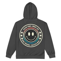 Image 2 of ZEN EXP - “Good Vibes, Long Life” Unisex zip hoodie