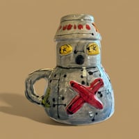 Image 1 of Caution Robot Vase