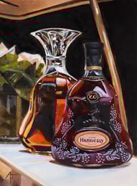 Image 3 of 'Henessy Bottle' Print