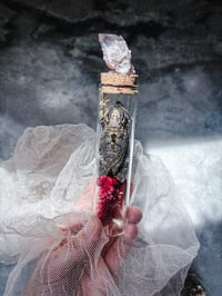 Image 1 of XL Death moth w/ amethyst 