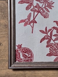Image 5 of Granatum • Linocut hemp print