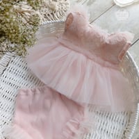 Image 3 of newborn photography set Romea | baby pink | photo props