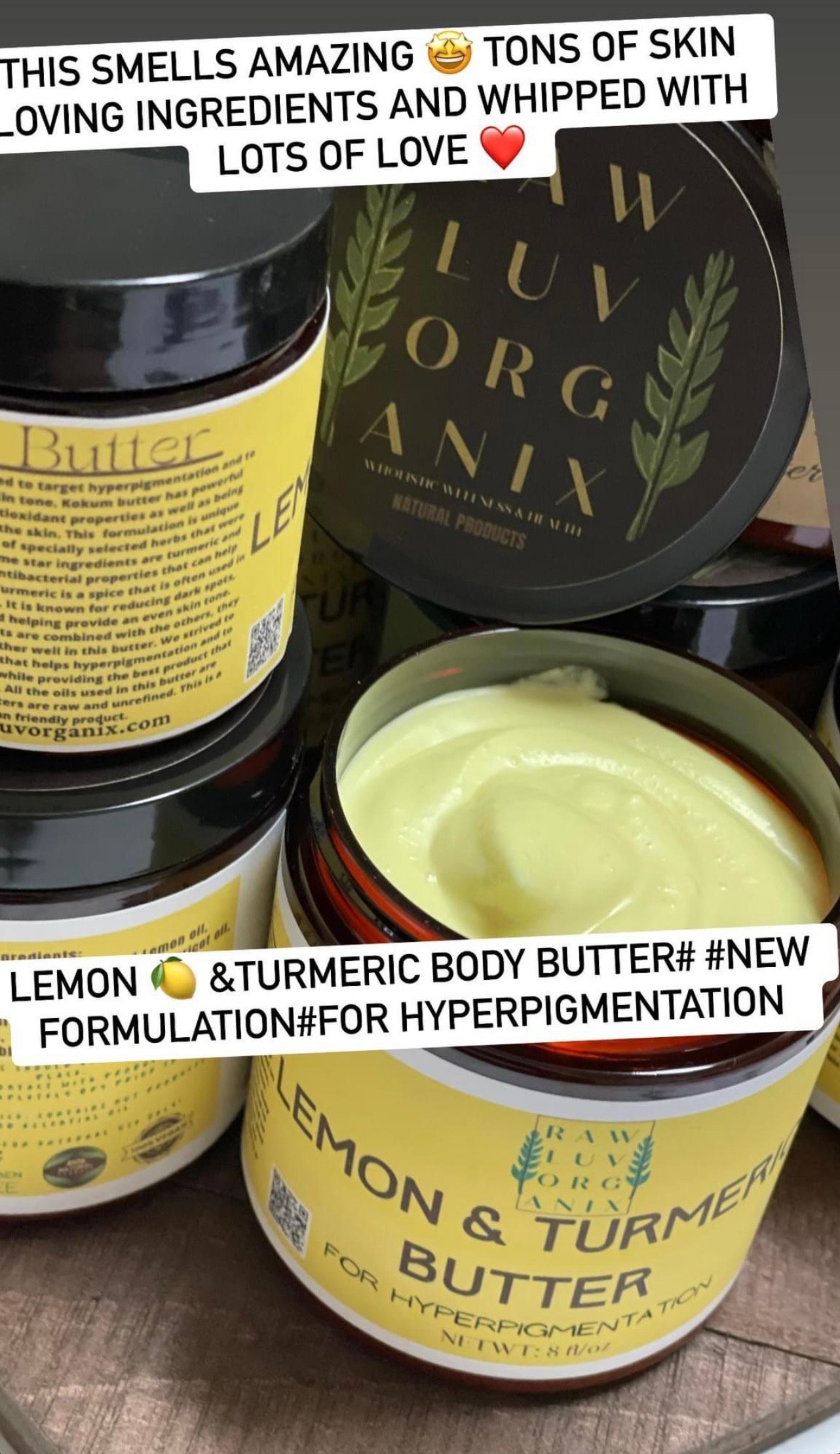 Lemon & Turmeric Body Butter