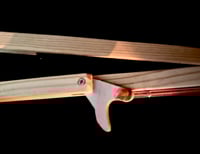 Image 8 of Gen1 Samurai Block’em Pop’em WoodBots with weapon set of 2