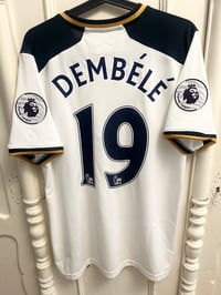 Image 10 of Tottenham Hotspur “DEMBÉLÉ 19” 2016/17 Home Shirt + PL patches (L)