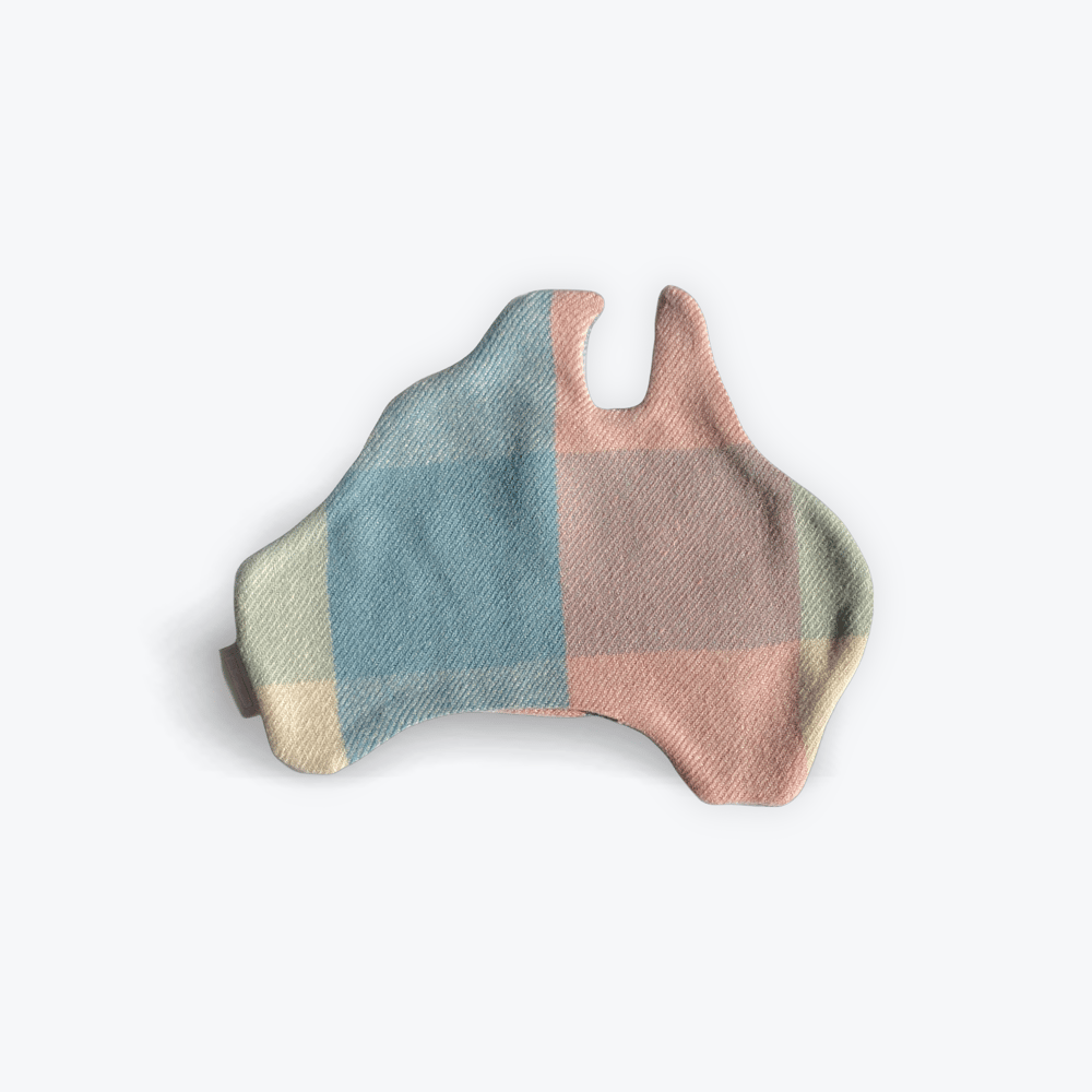 Image of Wheatpack - Australia Shaped Pale Green and Blue