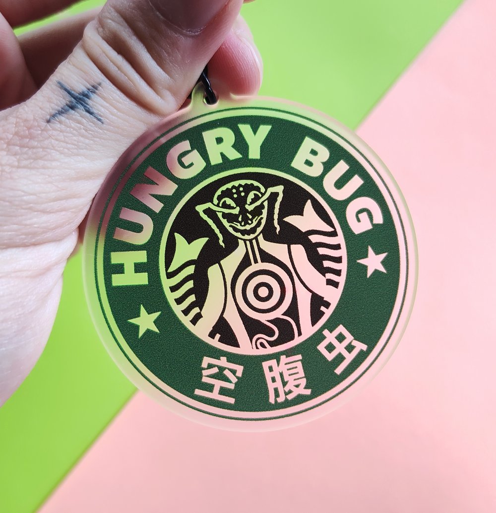 Hungry Bug Logo Keychain