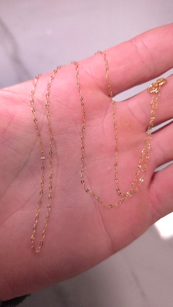 Image of 14k loop chain 