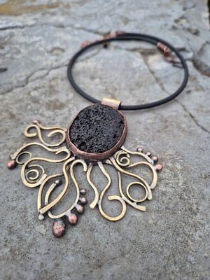 Lava sun necklace 