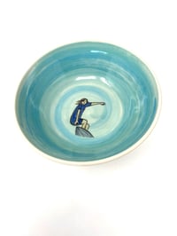 Image 3 of Surfer large bowl ‘ blue wetsuit’