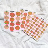 Image 1 of Orange stickers