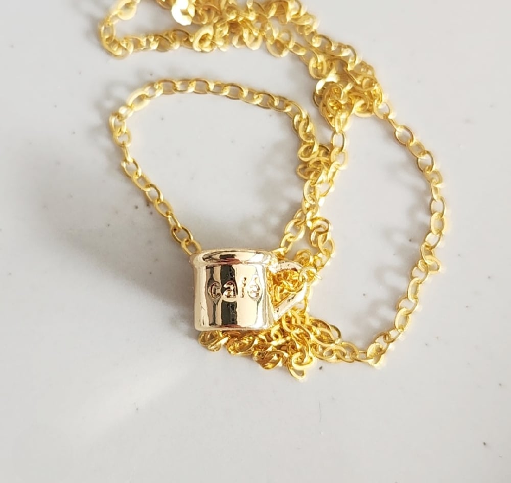 Image of Coffee Mug Charm Necklace