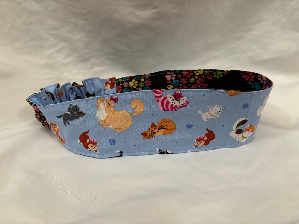 Image of Cartoon Cats Reversible Headband 