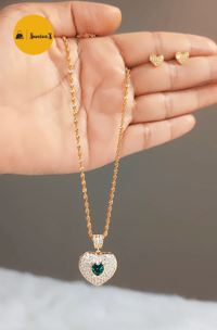 Image 11 of Amaya_ Premium Quality AD Pendant set 
