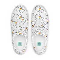 Image 2 of #LOVEWINS lace-up canvas shoes