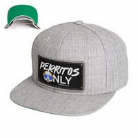Perritos Only Snapback Gray (ships 5-7 days) *FREE SHIPPING*