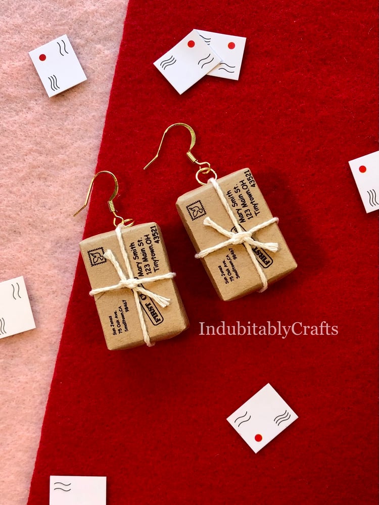 Mini Mail Earrings