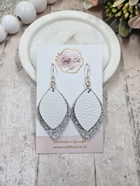 Image 1 of Glitter Petal Earrings