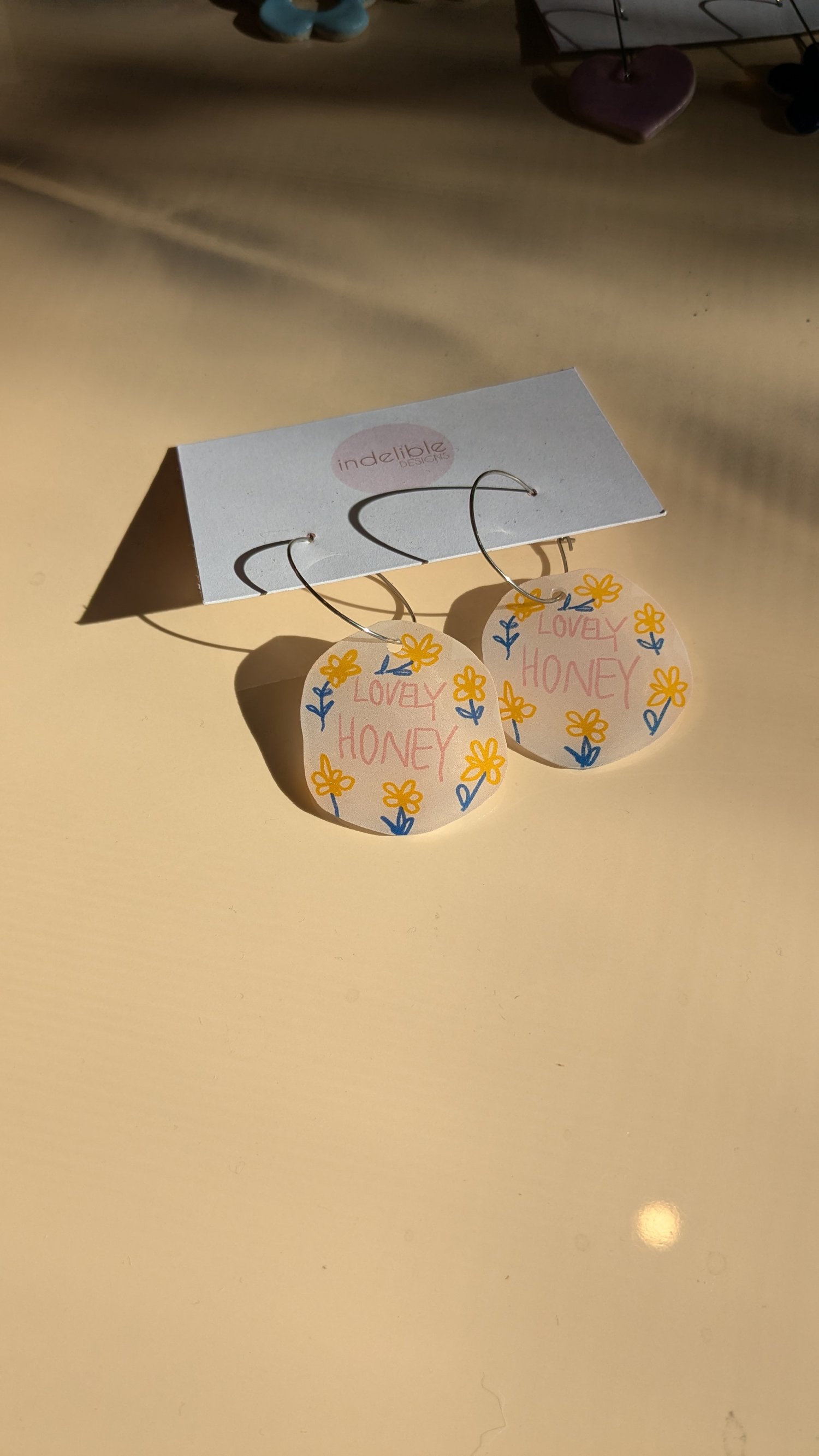 Image of lovely honey earrings