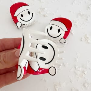 Image of Smiley Santa Claw Clip