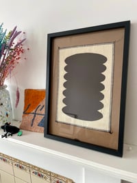 Image 1 of A4 brown textile piece 
