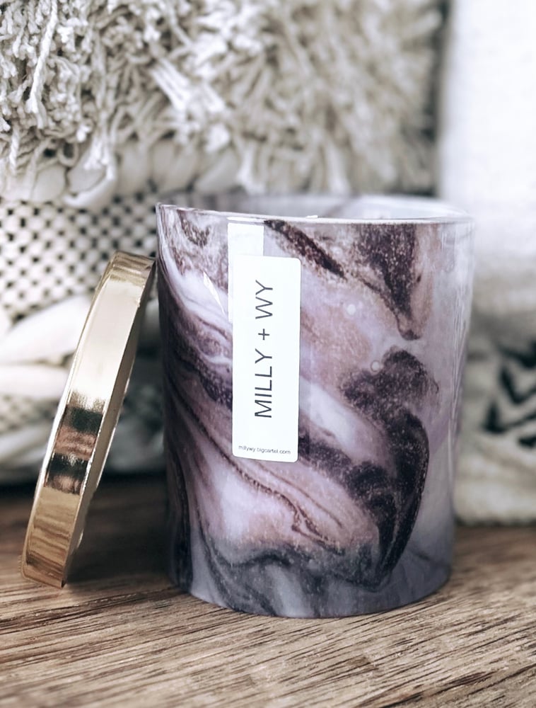 Image of Limited Edition Desert Marble Luxury Soy Candle