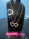 Bling heart necklace 