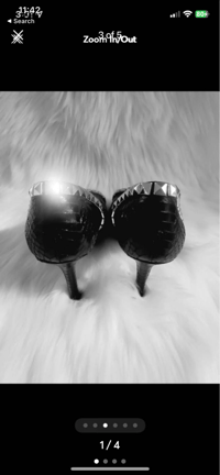 Image 2 of Mk heel leather shoes.