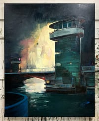 Image 2 of "Christianshavn – Malerdrømme og tankestreger – Kulturtårnet II" / 80x100 cm