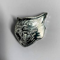 Image 3 of Black Cat Hard Enamel Pin