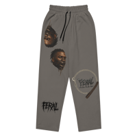 Image 1 of WOMENS MUZZLE WIDELEG JOGGERS ASPHALT