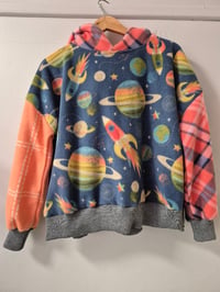 Image 1 of Kylie Jane Fleece hoodie - galactic 