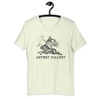 Image 4 of Artbot Horse Fly Printed in Black Unisex t-shirt